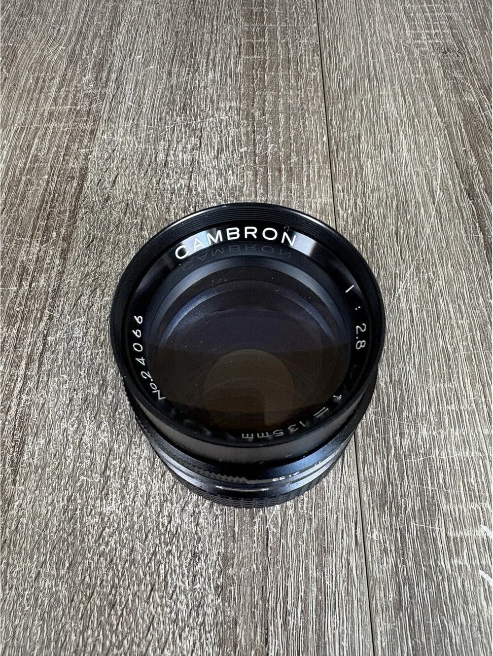 Vintage Cambron 1:2.8 F=135mm Camera Lens No. 24066 w/ caps - Free Shipping!